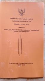 Peraturan Kalurahan Ngawis Nomor 8 Tahun 2022 Tentang APBKal Tah